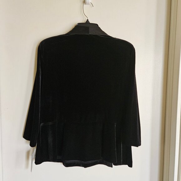 Alex Evenings Petite Velvet Wrap Top NWT XLP - Picture 6 of 9
